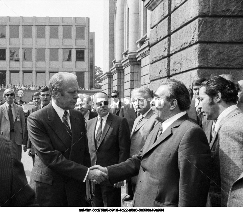 L.I. Brezhnev's visit to Finland