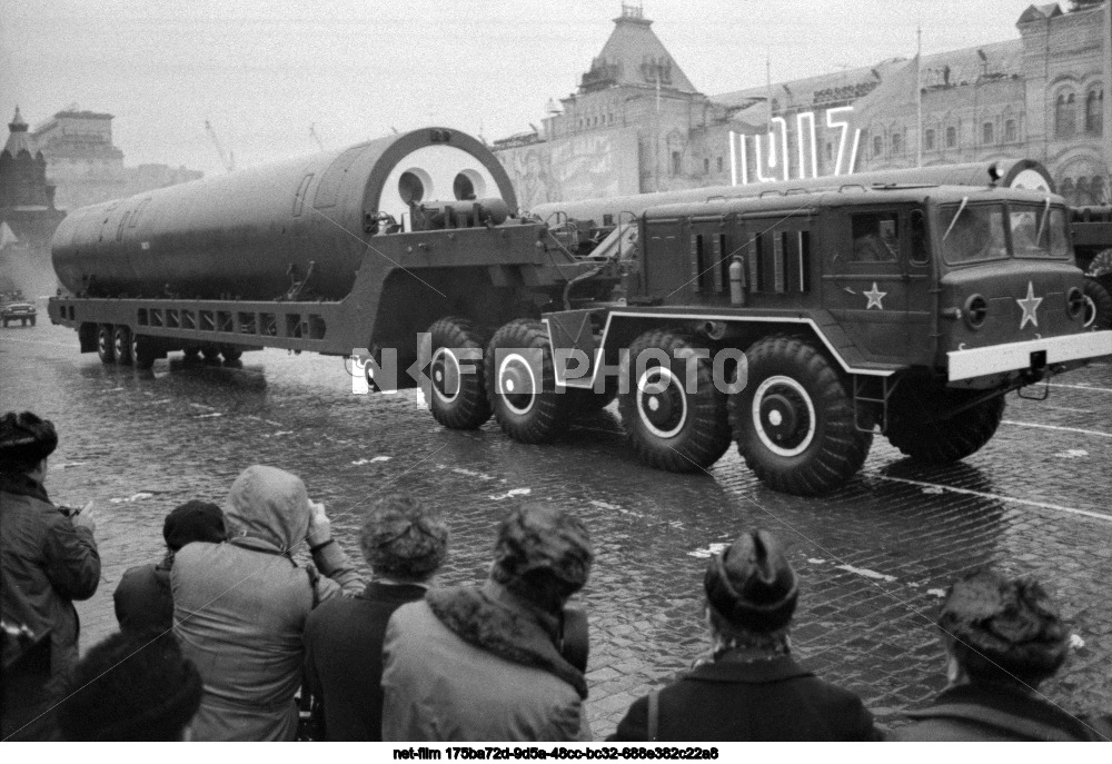 Celebrating November 7th in Moscow