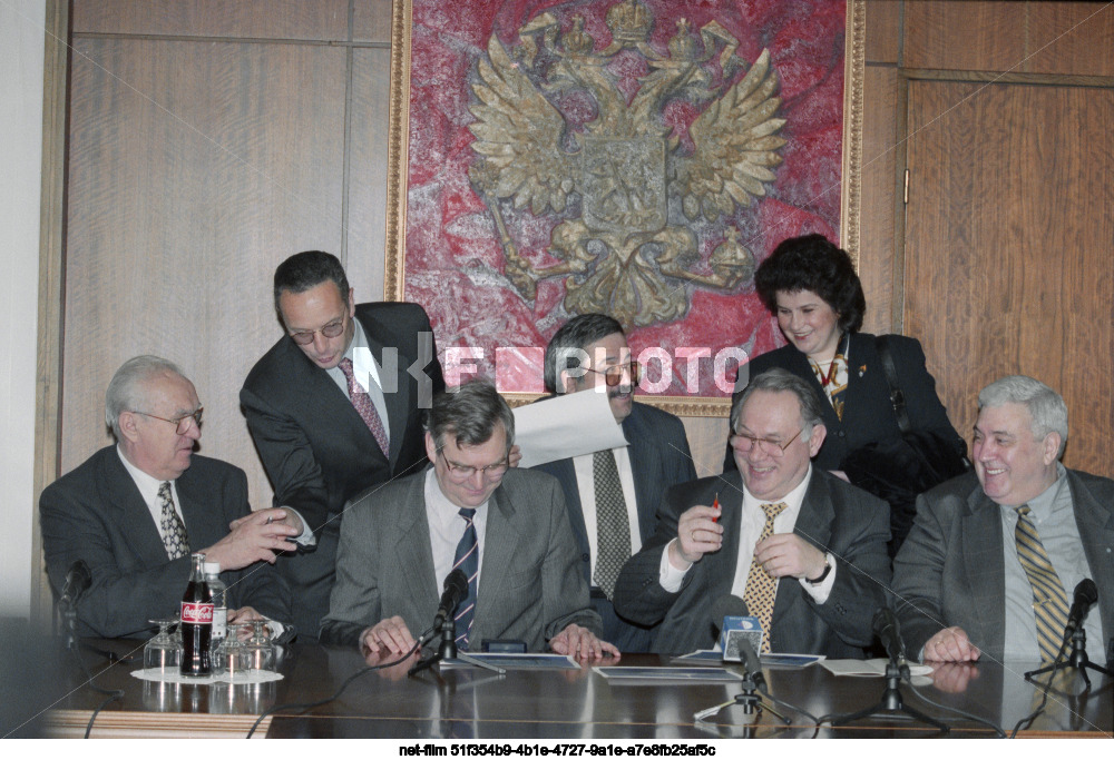 Press conference on the Sea Launch project in Moscow