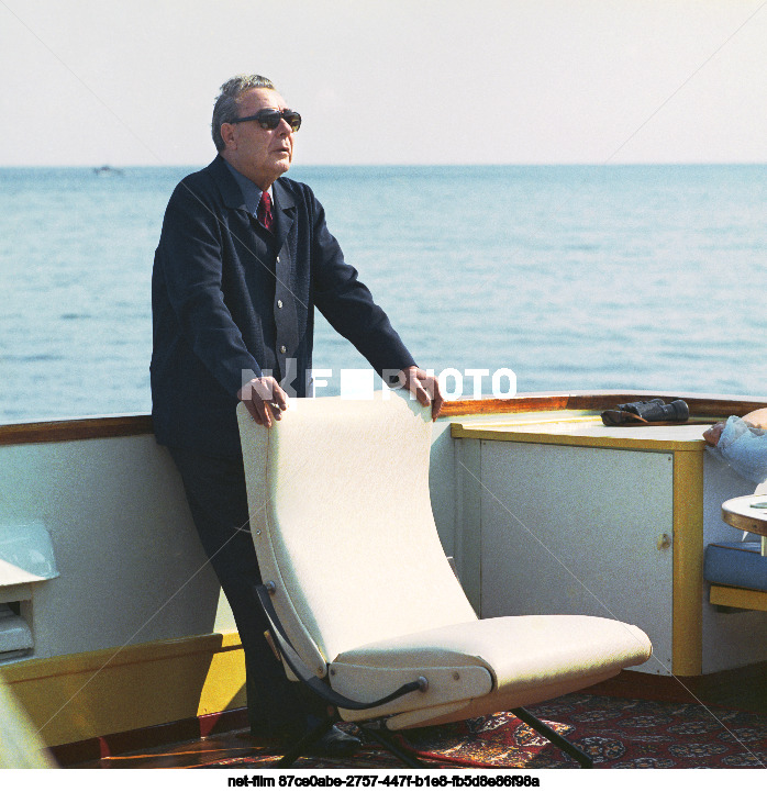 L.I. Brezhnev in Crimea