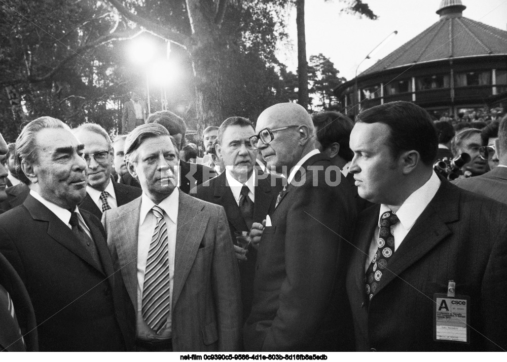 L.I. Brezhnev's visit to Finland