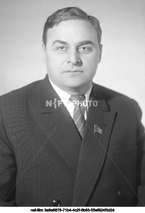 Секретарь Президиума Верховного Совета СССР М.П. Георгадзе