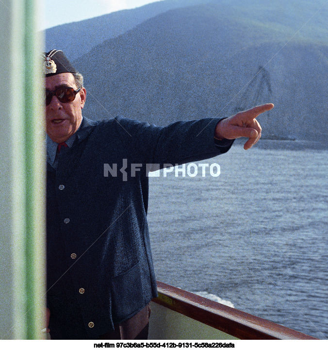 L.I. Brezhnev in Crimea
