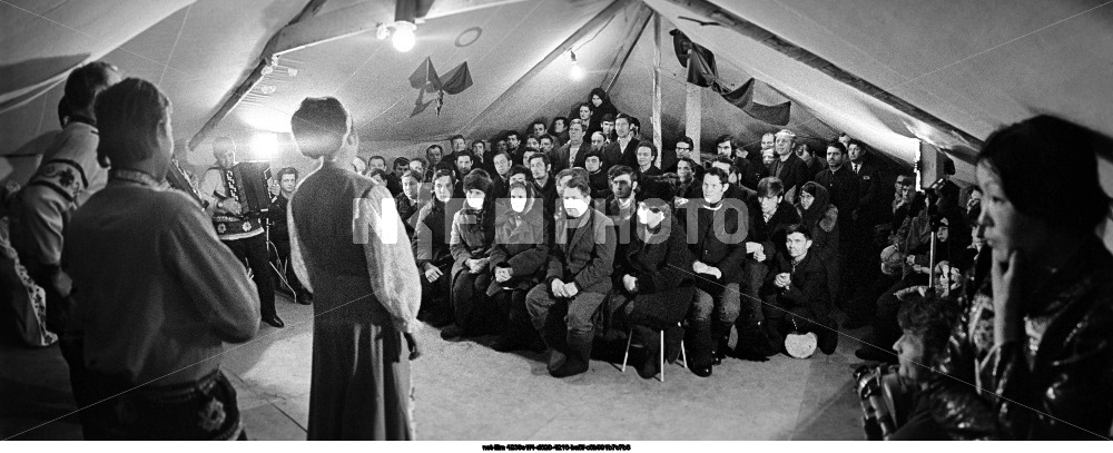 Поселок Северобайкальск в Бурятской АССР