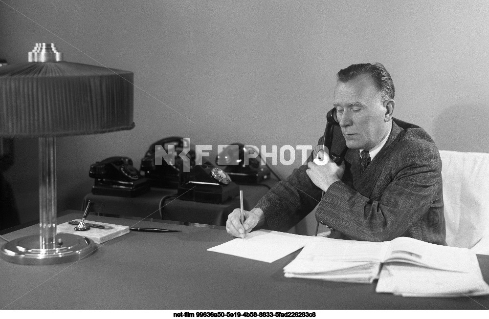 Министр строительного и дорожного машиностроения СССР Е.С. Новоселов