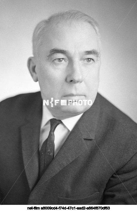 Minister of Rural Construction of the USSR S.D. Khitrov