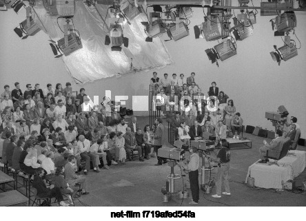 Filming of the TV show "Tema" in Moscow