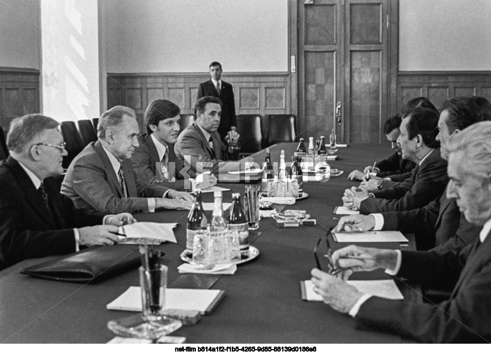 Visit of E. Achille-Fould and F. Seyrac to the USSR