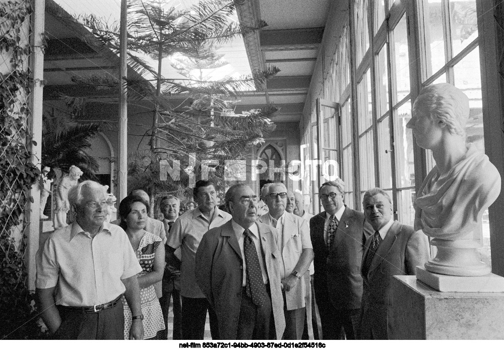 L.I. Brezhnev in Crimea