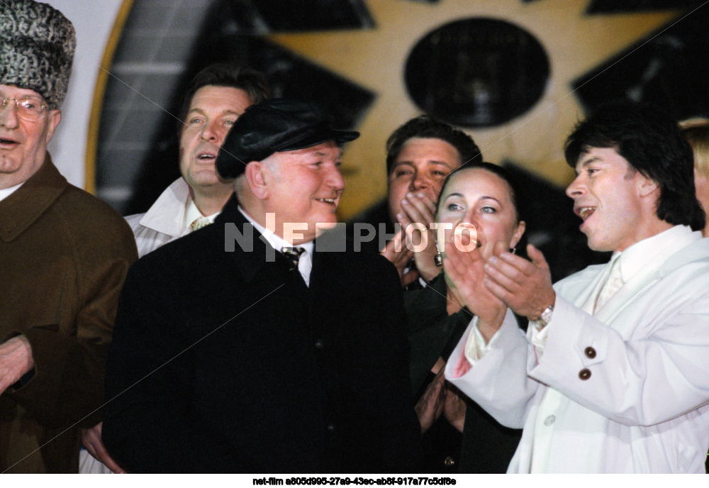 Открытие именной плиты О.М. Газманова в Москве