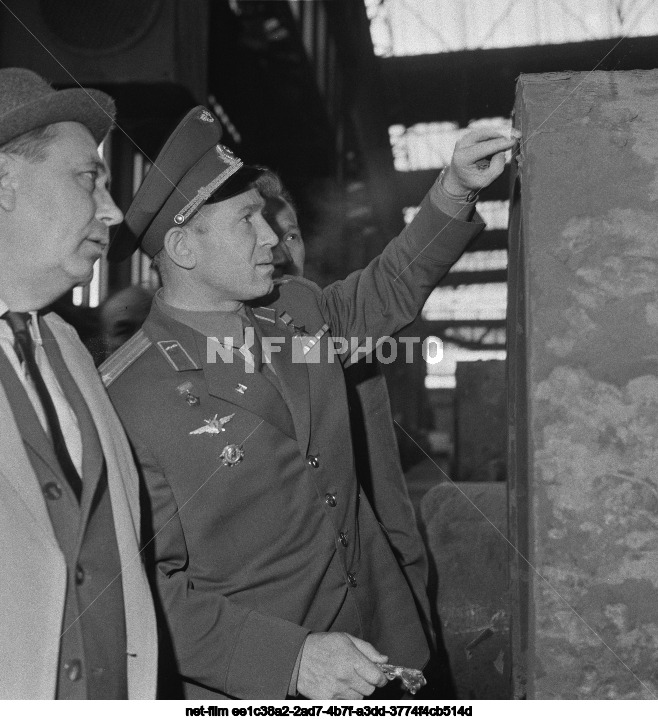 Visit of cosmonaut A.A. Leonov to Czechoslovakia