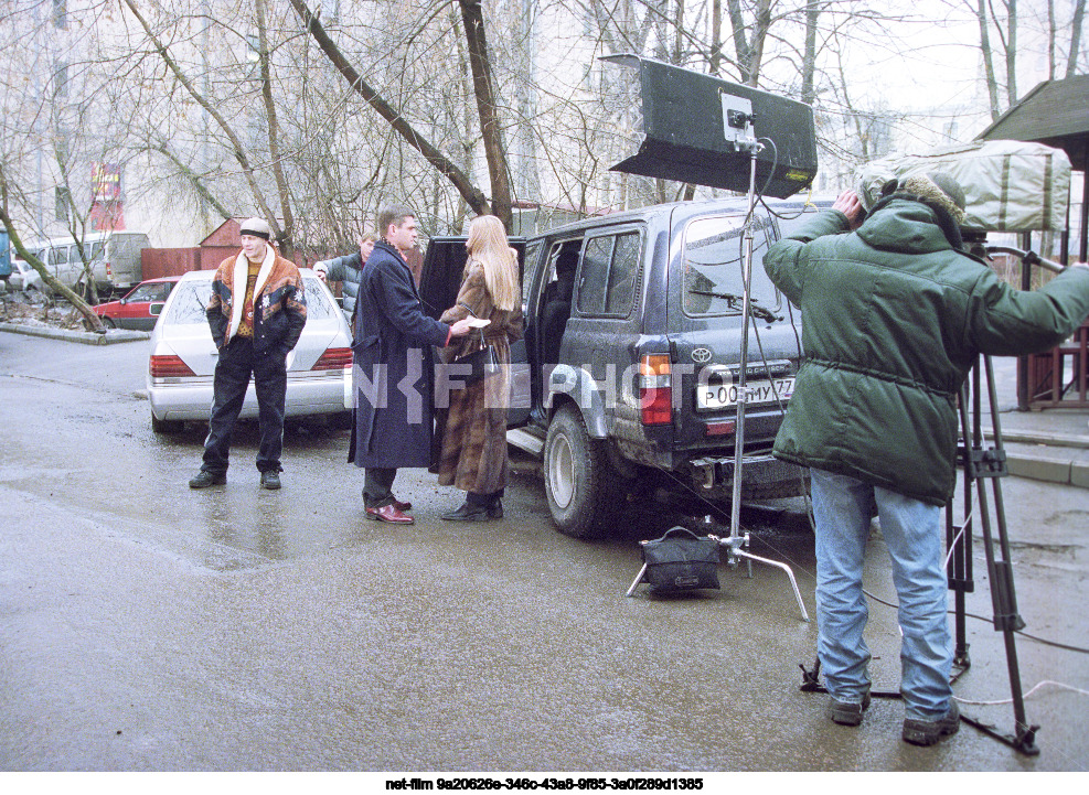 Съемки телесериала "Гангстерские войны" в Москве