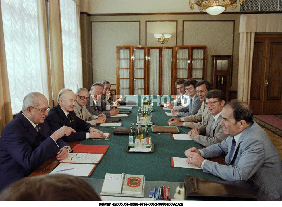 J. Marchais's visit to the USSR