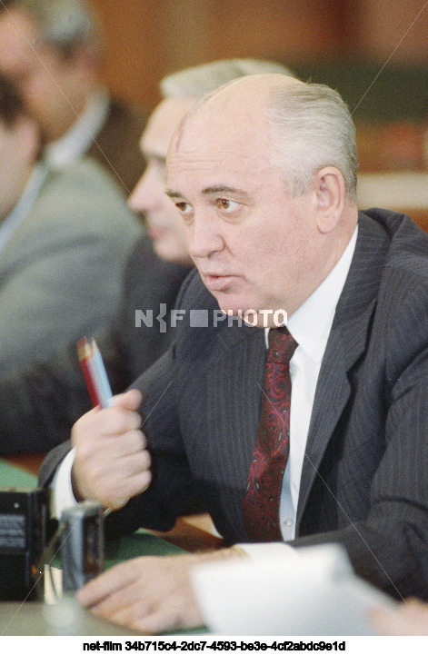 Meeting of M.S. Gorbachev with representatives of the media in Moscow