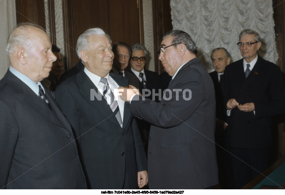 Awarding of K. U. Chernenko