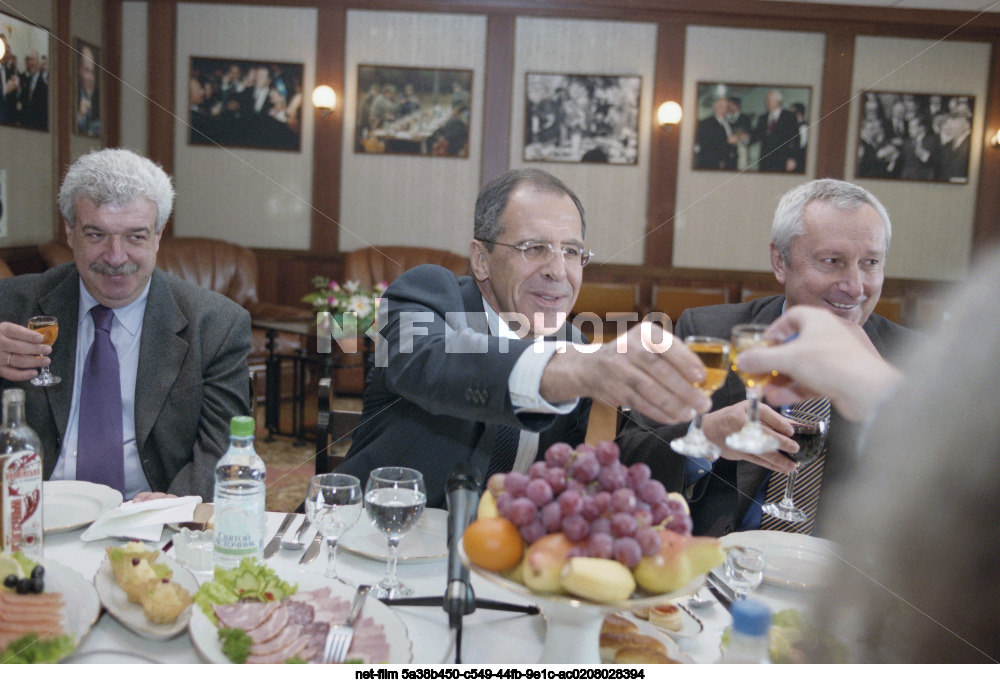Head of the Russian Foreign Ministry S.V. Lavrov in ITAR-TASS