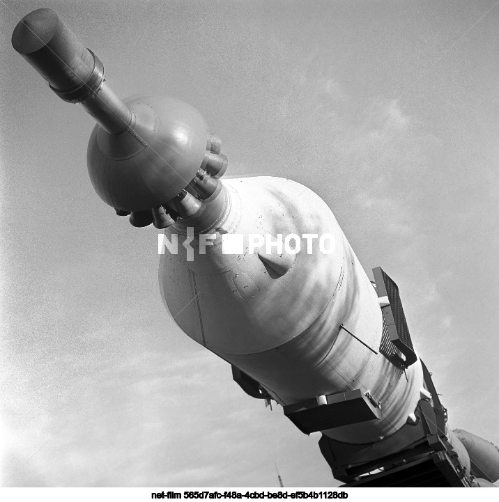 Launch of the Soyuz-9 spacecraft at Baikonur