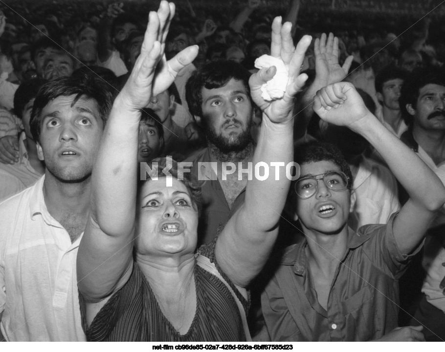 Rally of supporters of the Popular Front of Azerbaijan in Baku