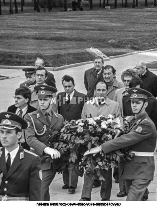 Visit of F. Mitterrand to the USSR