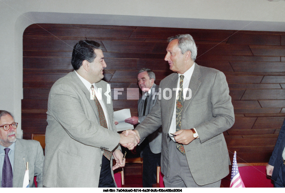 Signing of an agreement between ITAR-TASS and the US news agency UPI