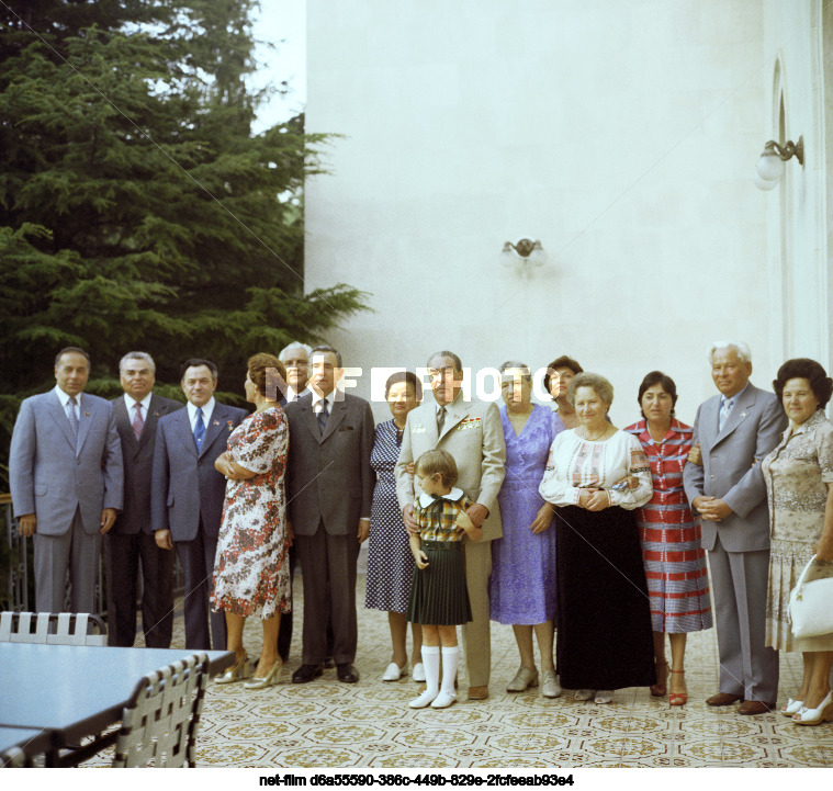 L.I. Brezhnev in Crimea