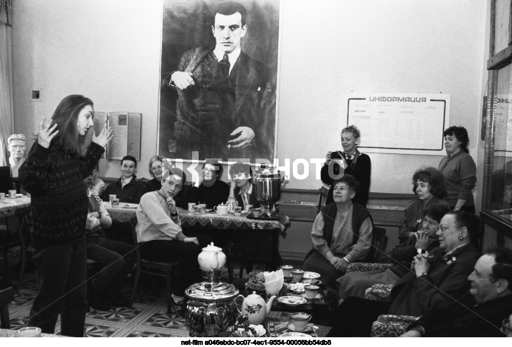 P. Thompson's visit to Russia