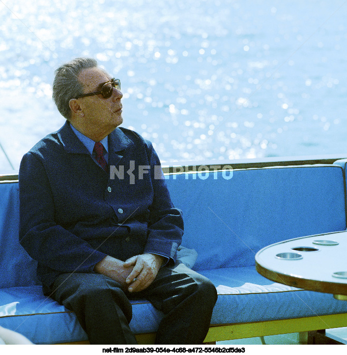 L.I. Brezhnev in Crimea