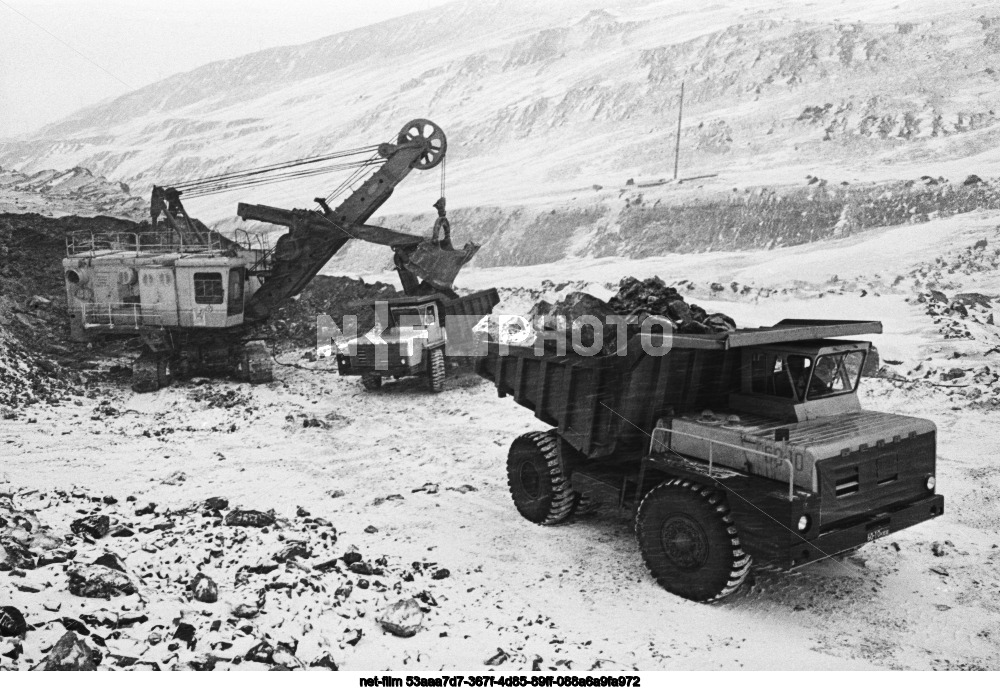 Coal mine "Listvyansky" in Kemerovo region