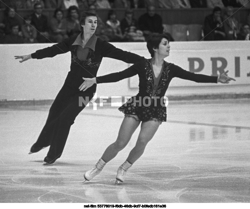 Фигуристы И.К. Роднина и А.Г. Зайцев