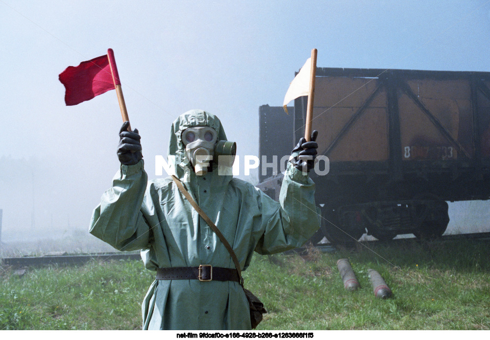 Учения Российского национального корпуса чрезвычайного гуманитарного реагирования при МЧС РФ в Московской области