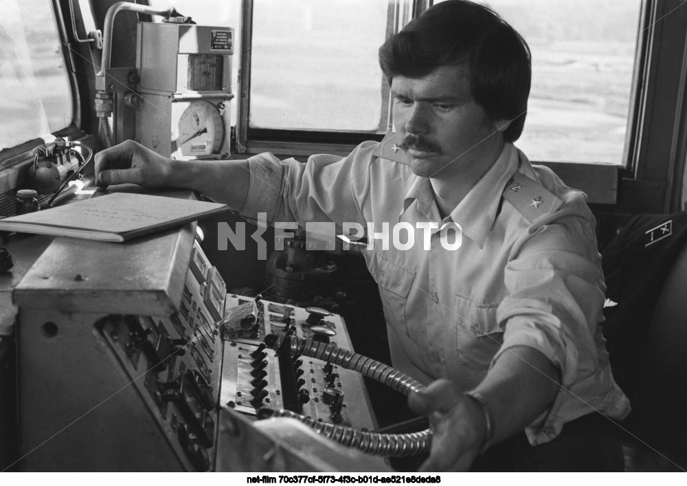 Diesel locomotive driver A.N. Dol