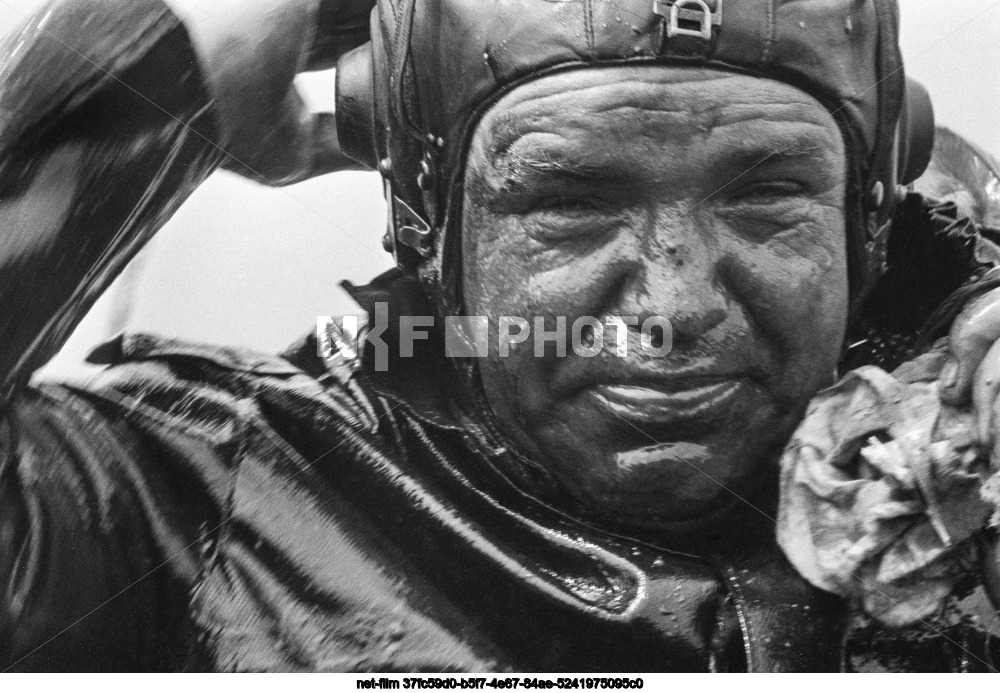 Fire at an oil exploration well in the Dagestan ASSR