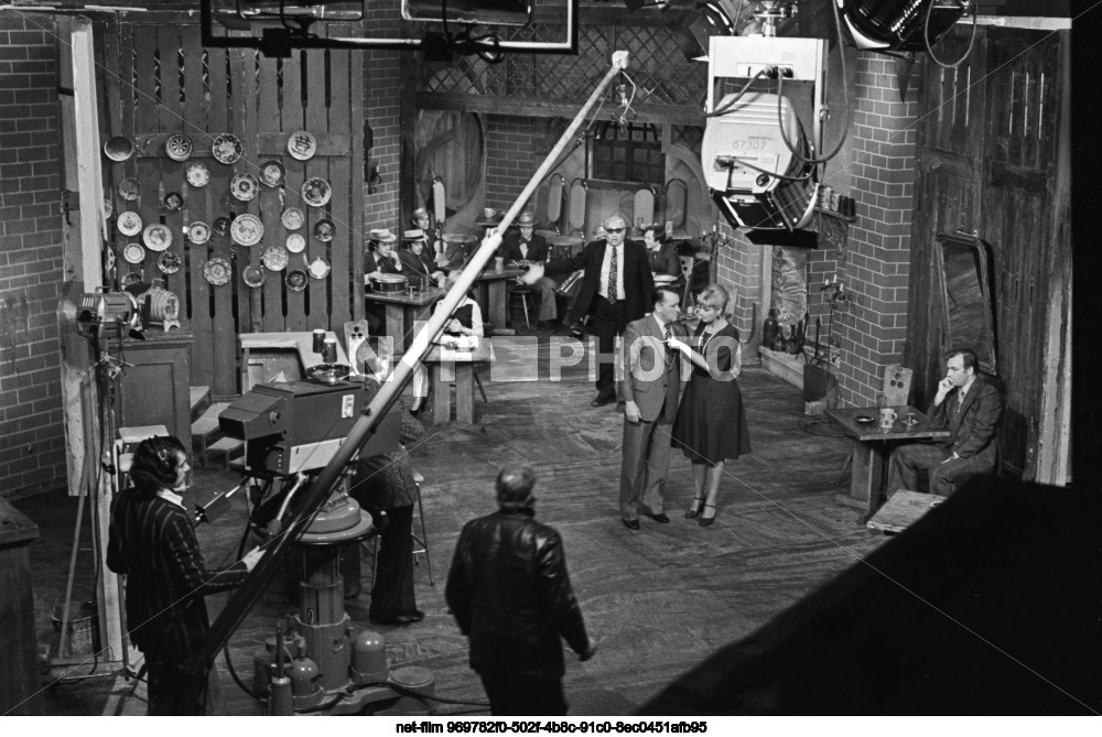 Съемки передачи "Кабачок "13 стульев" на Центральном телевидении СССР