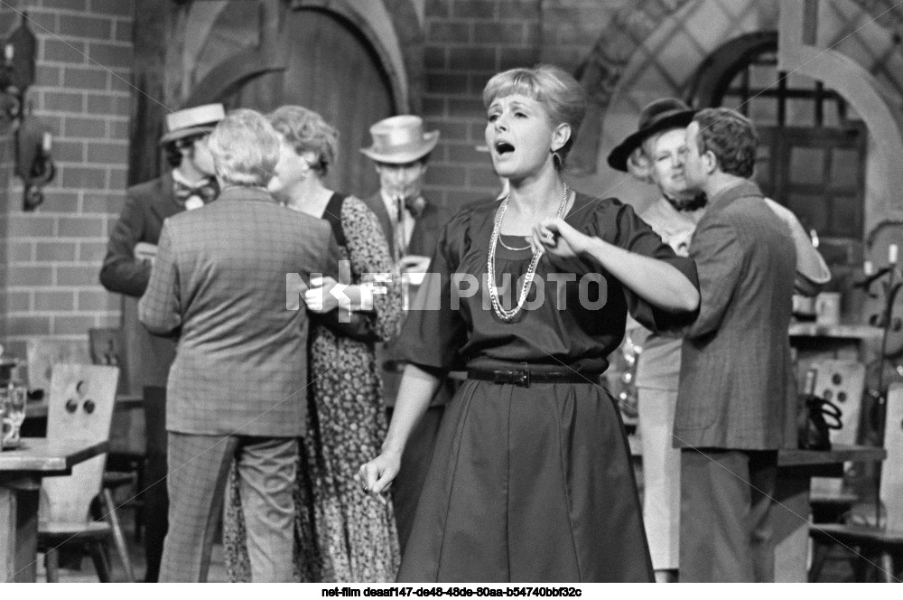 Съемки передачи "Кабачок "13 стульев" на Центральном телевидении СССР