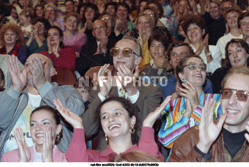 Filming of the TV show "Field of Miracles" in Moscow