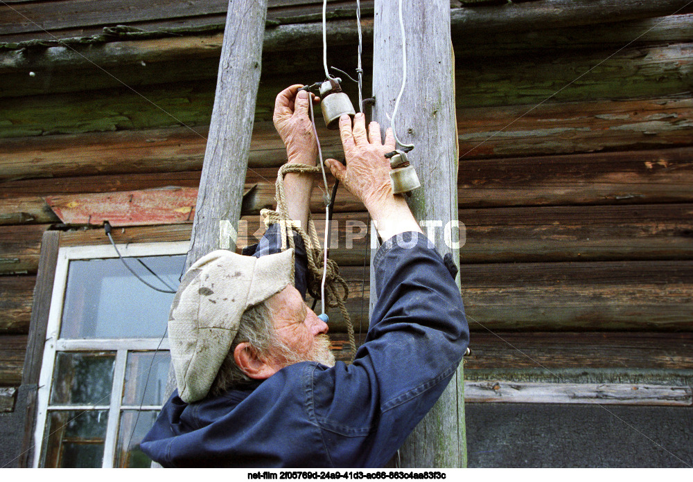 Resident of the village of Sosnovets V.F. Filippov