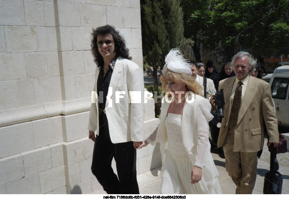Wedding of A.B. Pugacheva and F.B. Kirkorov in Jerusalem