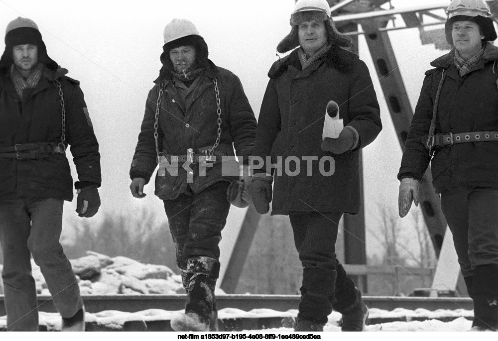 Строители Байкало-Амурской магистрали