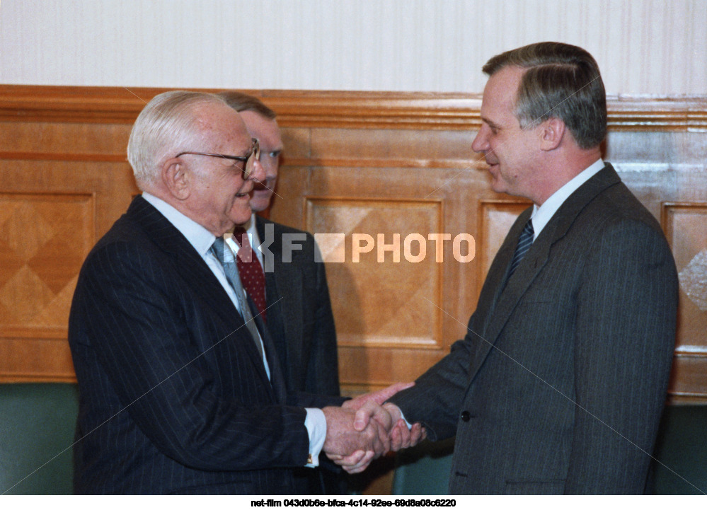 A. Hammer's visit to the USSR