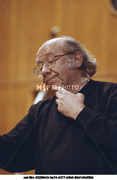 Художественный руководитель Государственной симфонической капеллы Г.Н. Рождественский