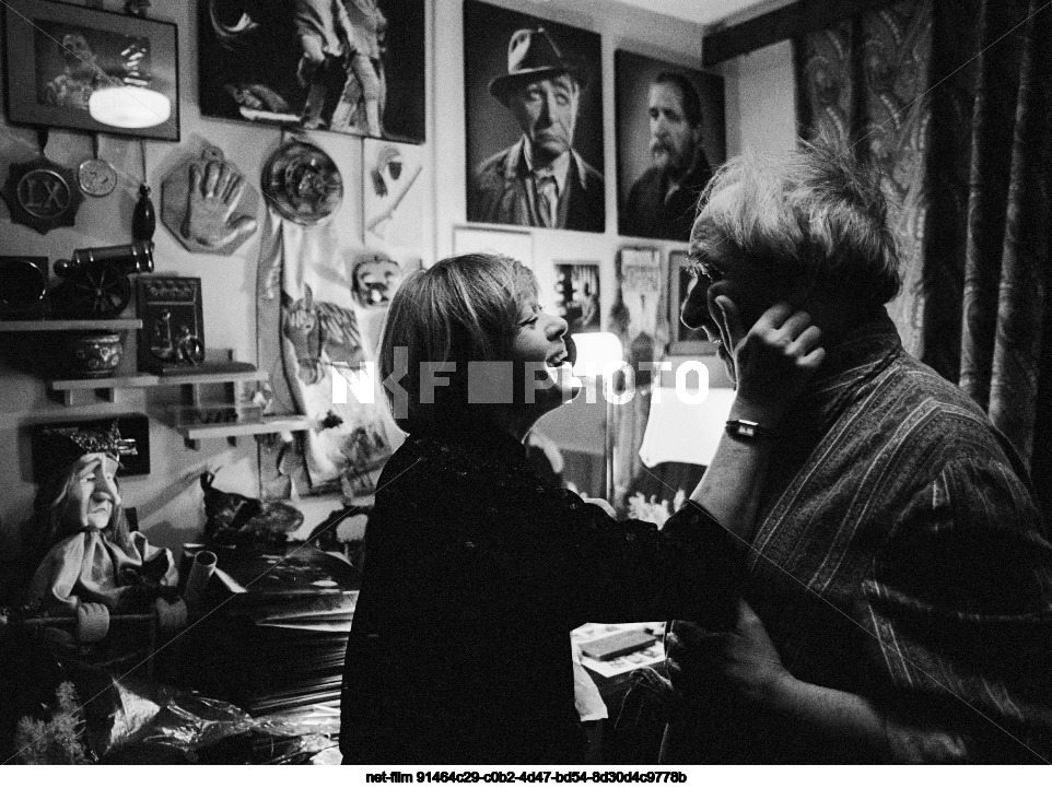 Празднование 75-летие актера Е.А. Лебедева в Санкт-Петербурге