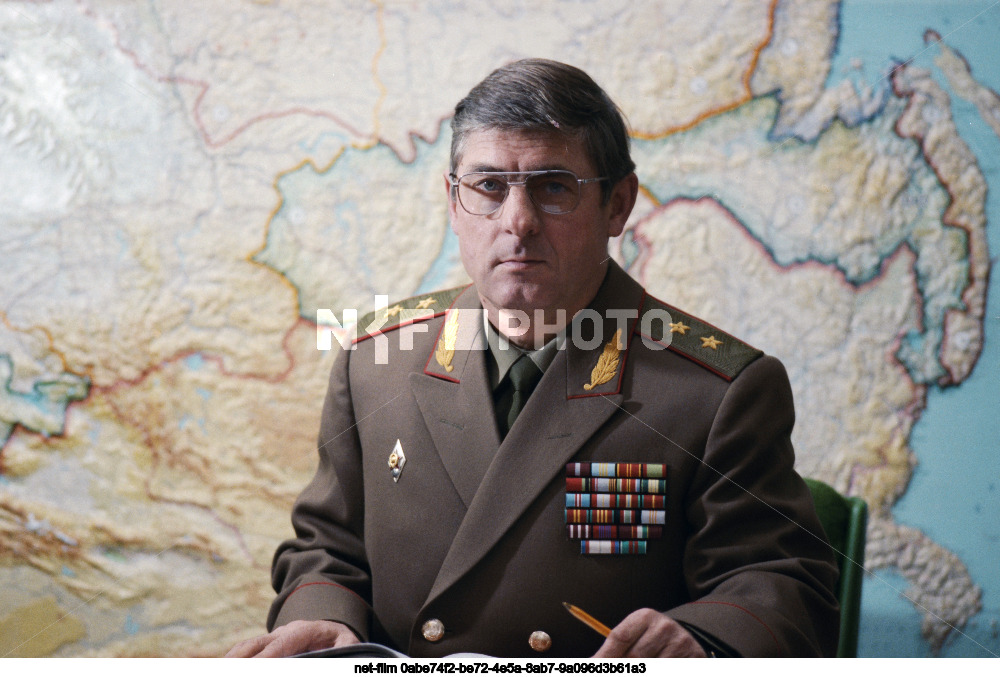 Deputy Minister of Defense of the USSR Yu.N. Rodionov