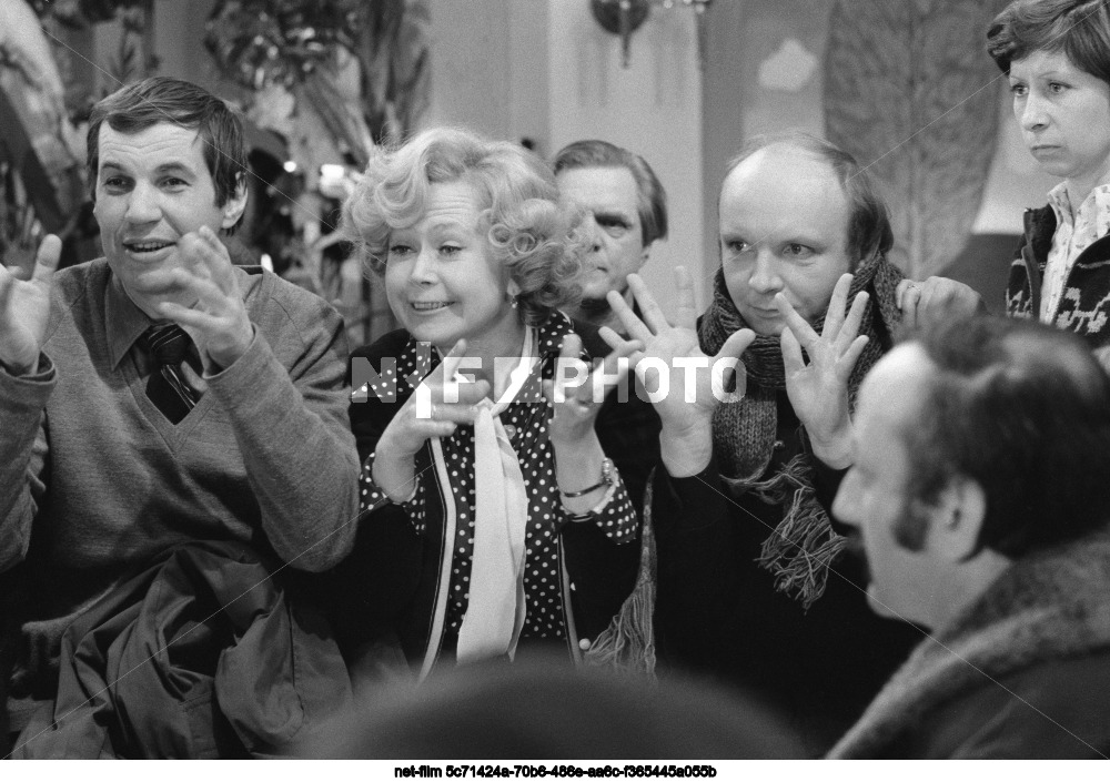 Съемки художественного фильма "Гараж" на киностудии "Мосфильм"