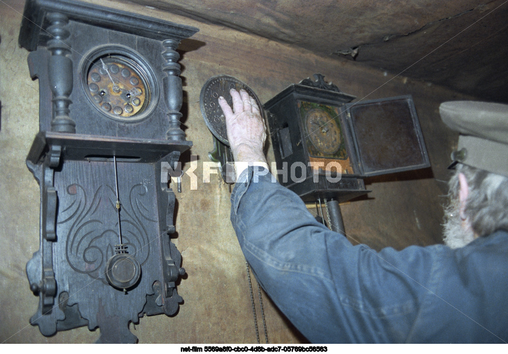 Resident of the village of Sosnovets V.F. Filippov