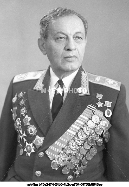 Chief Marshal of the Armored Forces A.Kh. Babajanyan