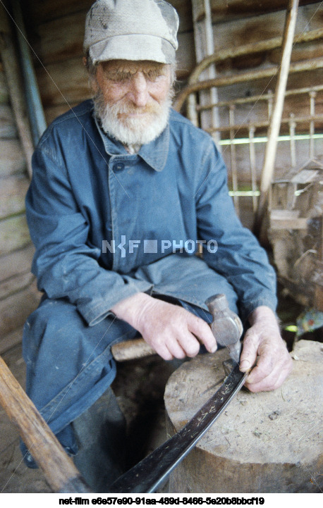 Resident of the village of Sosnovets V.F. Filippov
