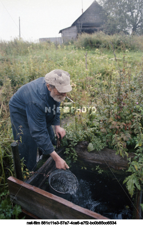 Resident of the village of Sosnovets V.F. Filippov