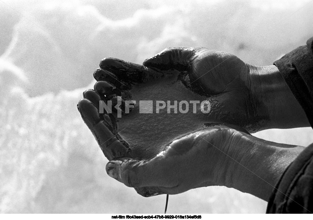 Samotlor oil field in Tyumen region