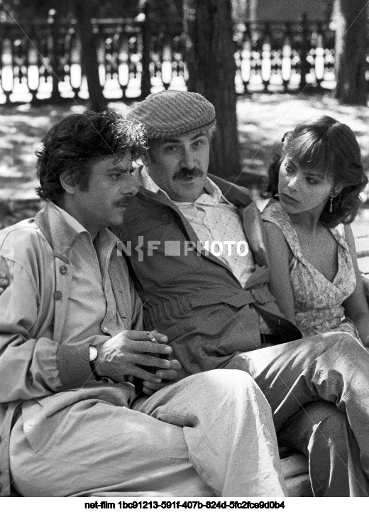 Filming of the Soviet-Italian film "Life is Beautiful" in Moscow