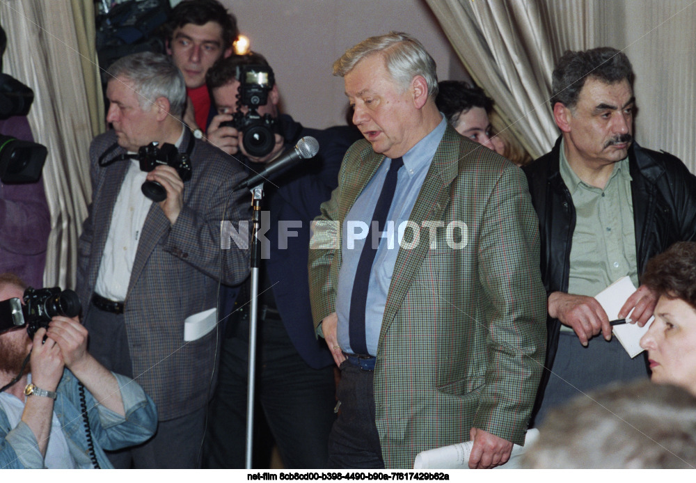 Пресс-конференция в связи с убийством журналиста В.Н. Листьева